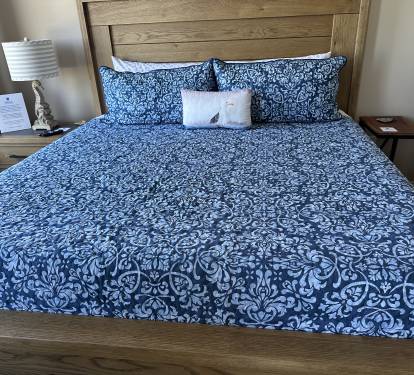 New King Size bed in the guest bedroom, our guests are absolutely loving it