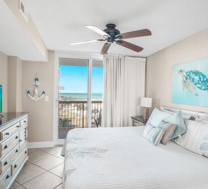 Master bedroom of 2 bedroom unit