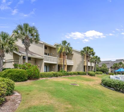 View of condo to pool
