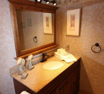 Main bathroom by bedroom
