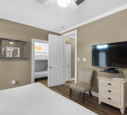 FOURTH BEDROOM WITH KING BED AND BUNK ROOM