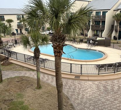 pool--just steps from patio
