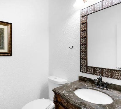 Epic-20 Main house. First floor half bath.