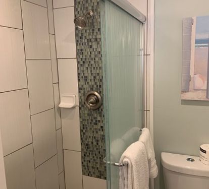 Custom walk in shower will make your day!