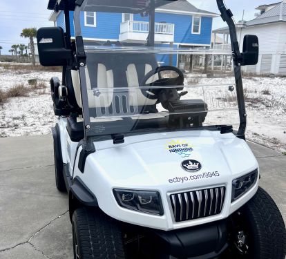 Golf Cart is included with rental, no fee.