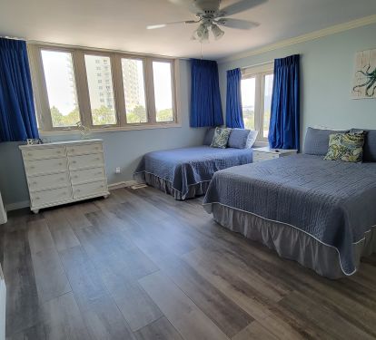 Third BR has a full-size bed and a queen bed, large closet, great natural light