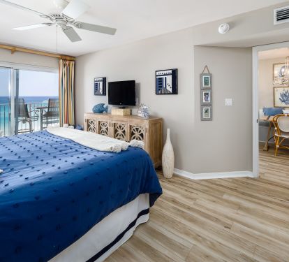 Smart TV and blackout curtains