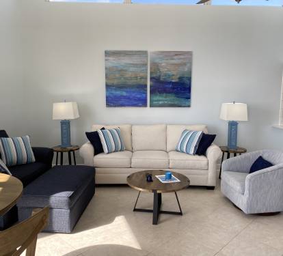 Top floor condo features skylights