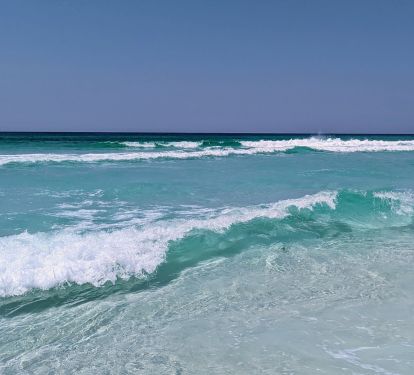 Our famous Emerald Coast with sugar white sands!