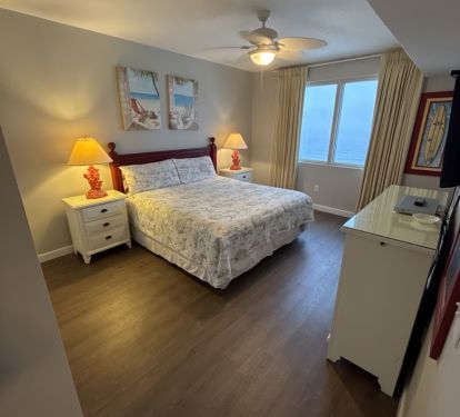 Master with brand new lvt flooring! How about that view, though?