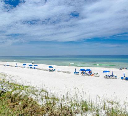 Powder white sand and emerald waters await