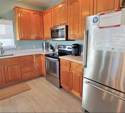 fully stocked kitchen