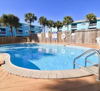 Beautiful large family pool across the street.