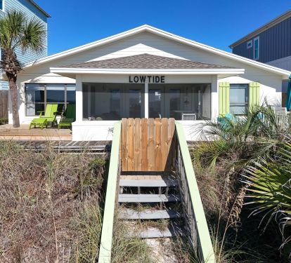 View of house from the beach