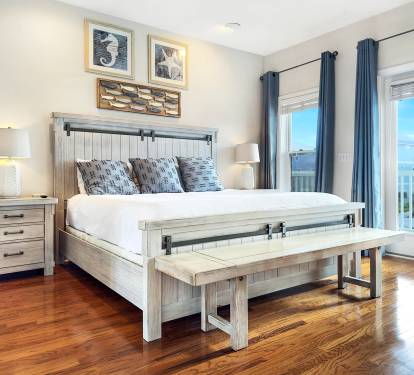 Master Bedroom with a King Bed and En Suite Bathroom