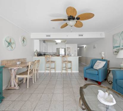 Open dining area