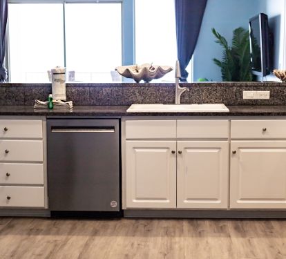 Leave the dishes to the dishwasher.  Newly installed