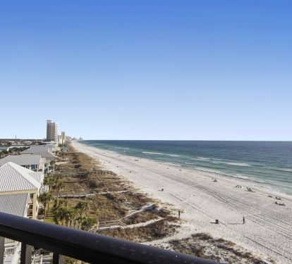 Looking east from the balcony