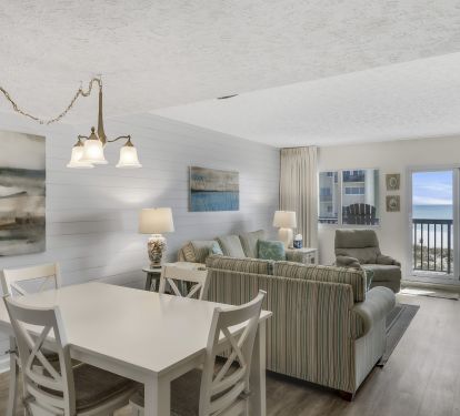 dining room and living room