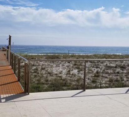 Walk over to the beach