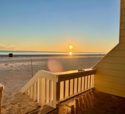 Enjoy the beautiful sunsets from the back patio