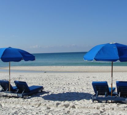 The Beach Chairs &amp; Umbrella Service we provide  