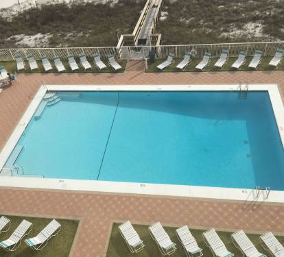 Pool view from balcony