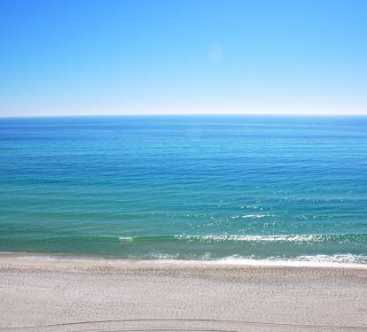 Your view from the most sought after balcony on the beach. 286 sq. ft. of space!