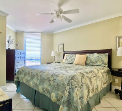 Bedroom with King Bed and HDTV