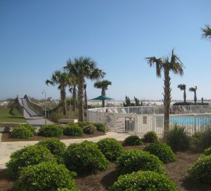 Walkover from Condo to Beach via Handicap Accessible Ramp