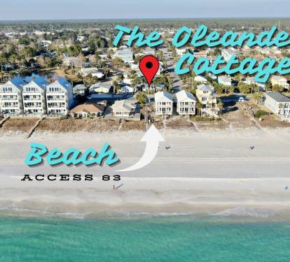 View from above of THE PERFECT BEACH!