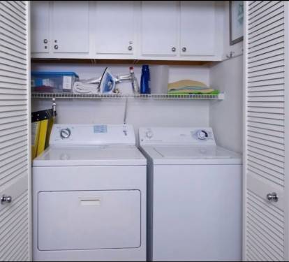 Full size washer and dryer. 