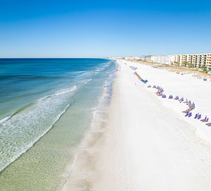 Located on the beautiful Okaloosa Island with miles of beaches to view or walk
