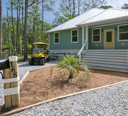 Golf Cart and 4 Bicycles Included