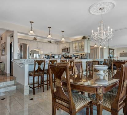 View of Dining Room looking towards Kitchen