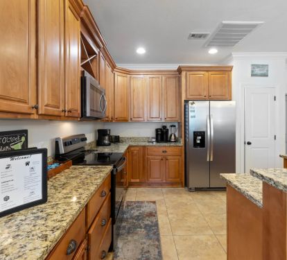 Kitchen with all the accessories