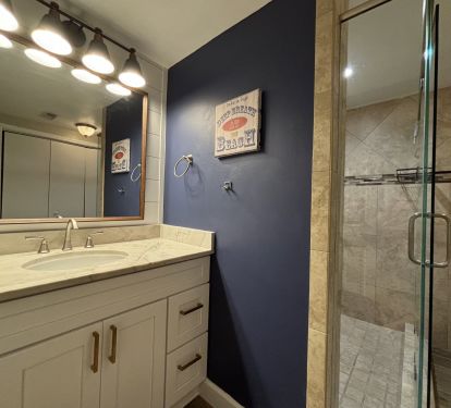 Secondary Bath with walk-in shower