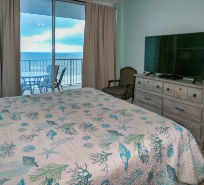 master bedroom overlooking the Gulf