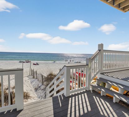 Direct beach access - 2 chairs and 1 umbrella set up for you daily 