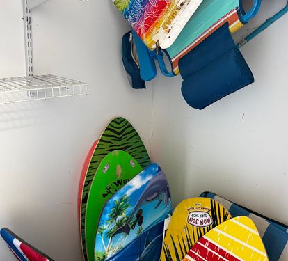 Access included to outdoor storage and belongings