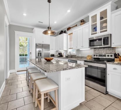 Kitchen with all the accessories