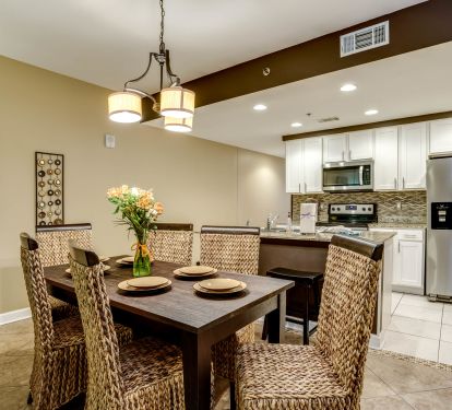 Dining looking to kitchen
