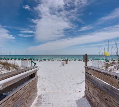 Your private beach access is only a boardwalk away.