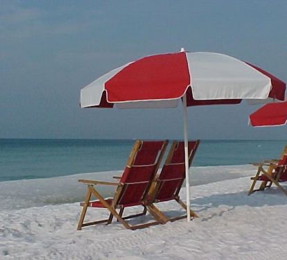 Daily beach chair setup included!