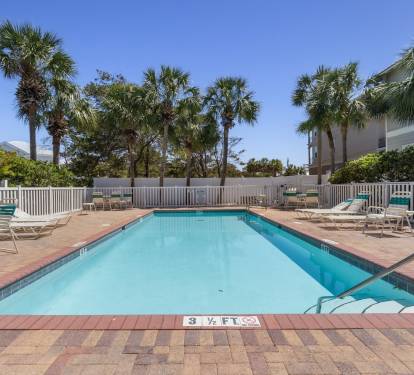 One of Two Community Pools