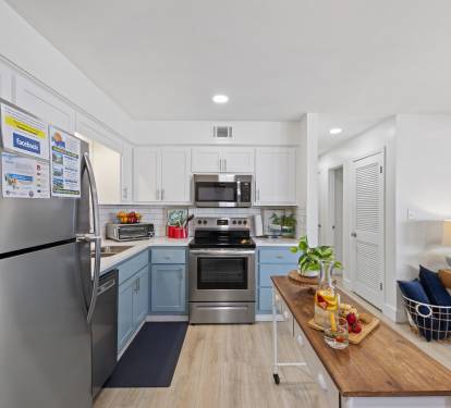 Well-stocked kitchen