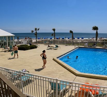 Perdido Sun Resort Beachfront Pool Area