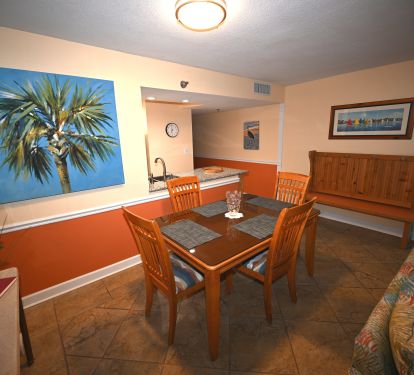 View of dining area Perdido Sun Condo 906