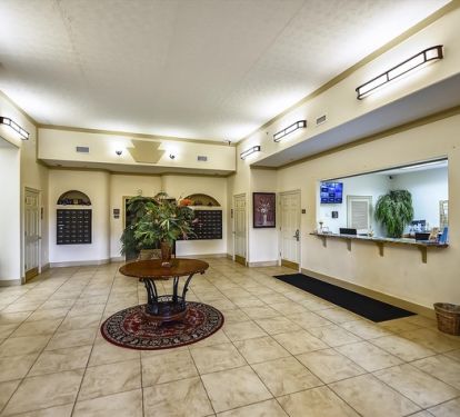 Welcoming rental office with a friendly staff ready to assist you.
