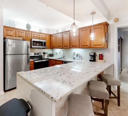 Fully equipped kitchen